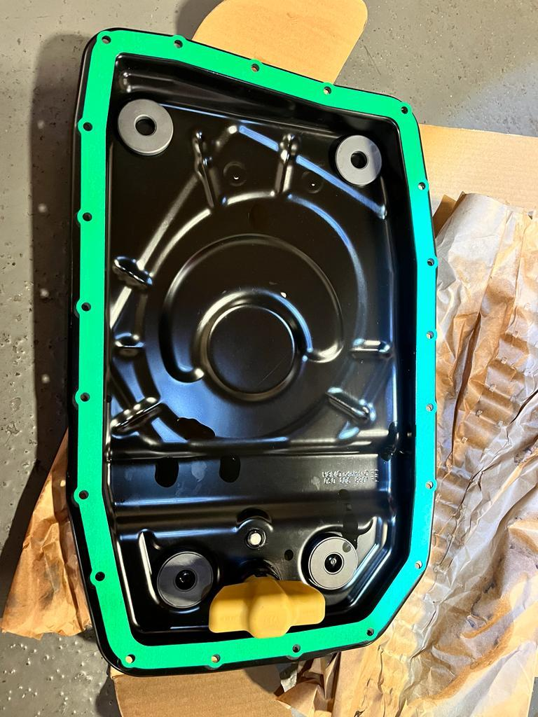 Fresh fluid and filter installed on BMW X5 transmission