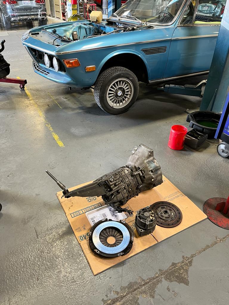 Restored classic BMW engine